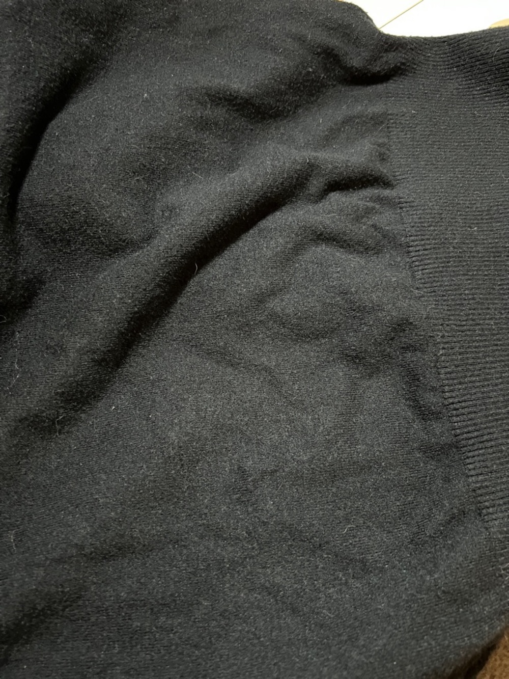 Marled Black Crewneck Sweater - Picture 8 of 9